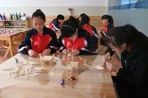 河北商贸学校幼师专业手工训练 河北商贸学校幼师专业手工训练
