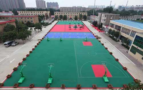 石家庄天使护士学校体育活动场地 石家庄天使护士学校体育活动场地
